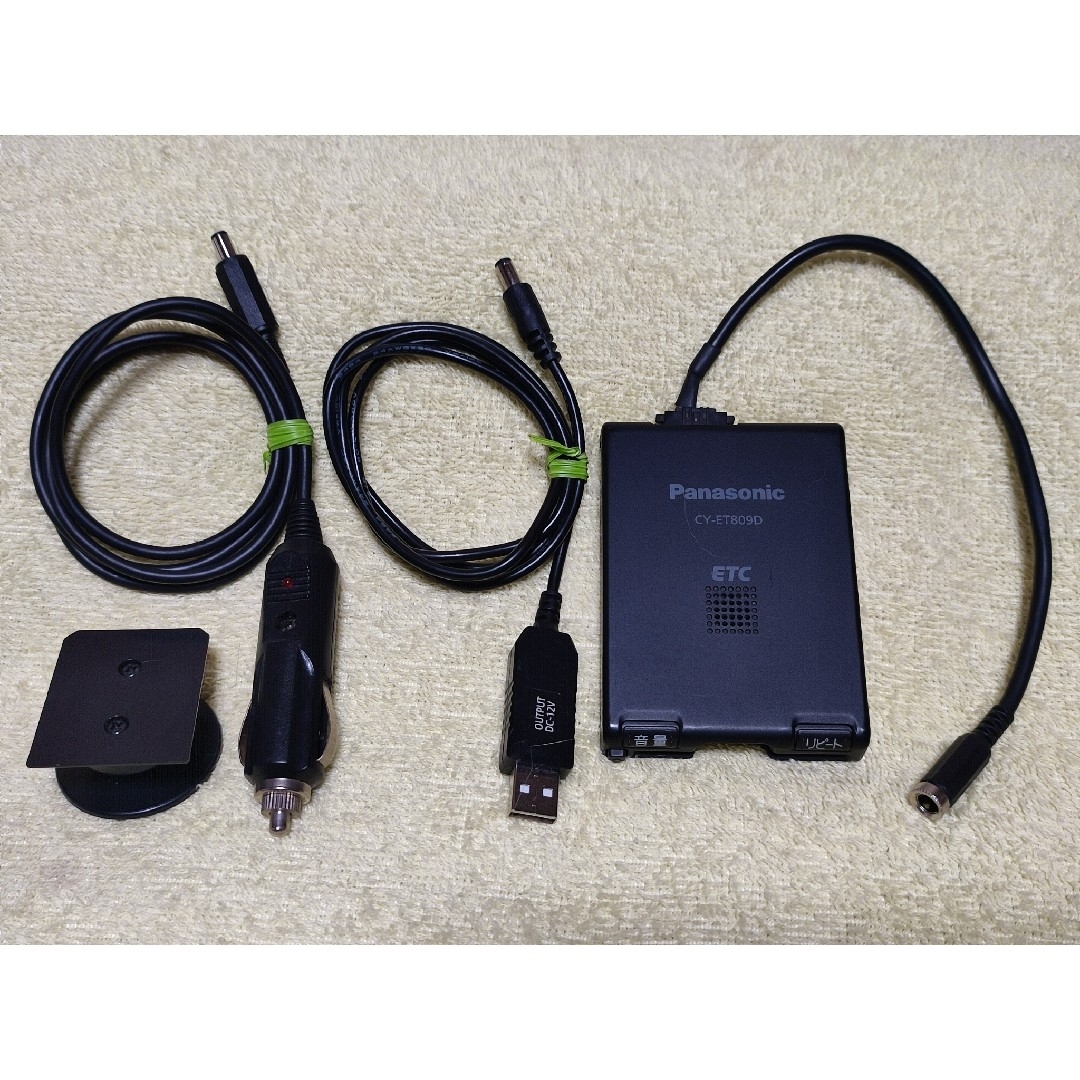 Panasonic - 軽登録ETC パナソニックCY-ET809D USBコード+シガー Panasonic - 軽登録ETC パナソニックCY-ET809D USBコード+シガー