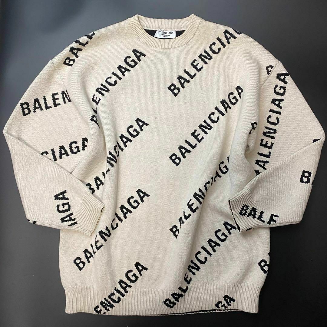 BALENCIAGA バレンシアガ ロゴ ニット セーター ユニセックスBALENCIAGA