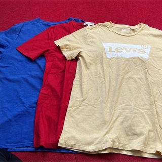 リーバイス(Levi's)のbaiya メンズ　L 赤青黄　半袖　Tシャツ　リーバイス　アメリカンイーグル(Tシャツ/カットソー(半袖/袖なし))