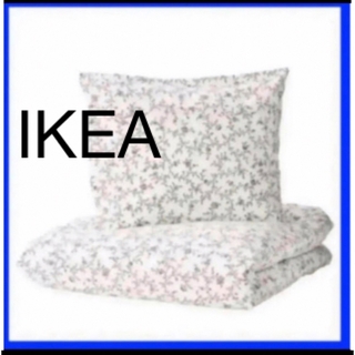 イケア(IKEA)のIKEA KOPPARRANKA コッパランカ 掛け布団カバー＆枕カバー(シーツ/カバー)