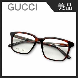 グッチ(Gucci)の【美品】GUCCI インターロッキングG メガネ アイウェア シェリーライン(サングラス/メガネ)