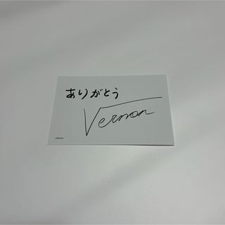 SEVENTEEN セブチ バーノン 舞花 全握 イベント特典(アイドルグッズ)