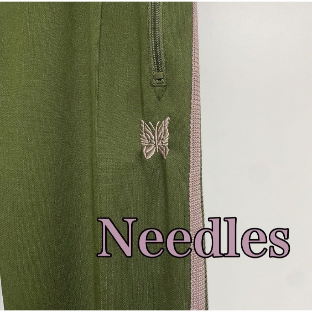 ニードルスNeedles トラックパンツ オリーブグリーン