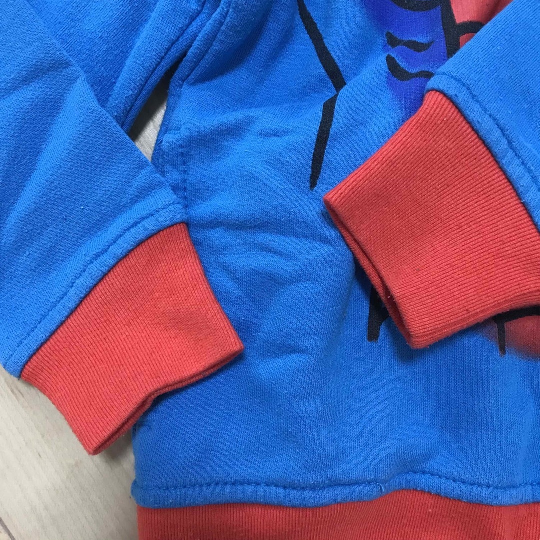 コストコ(コストコ)のスパイダーマン　裏起毛パーカー キッズ/ベビー/マタニティのキッズ服男の子用(90cm~)(ジャケット/上着)の商品写真