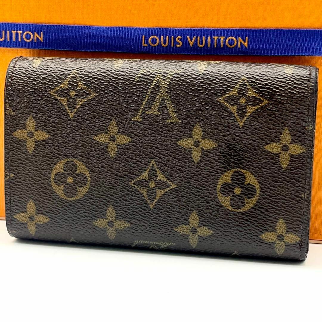 LOUIS VUITTON(ルイヴィトン)のルイヴィトン 折りたたみ財布 モノグラム 茶色 L字トレゾール 男女兼用 レディースのファッション小物(財布)の商品写真