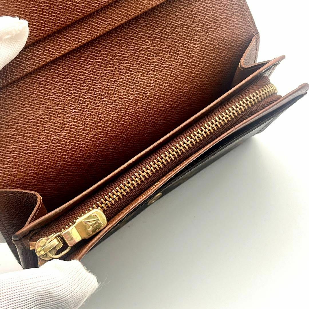 LOUIS VUITTON(ルイヴィトン)のルイヴィトン 折りたたみ財布 モノグラム 茶色 L字トレゾール 男女兼用 レディースのファッション小物(財布)の商品写真