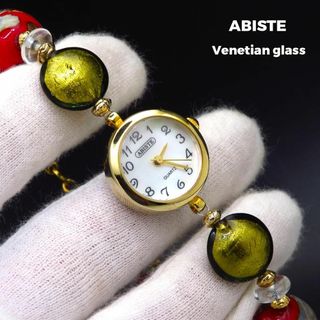 アビステ(ABISTE)のABISTE ベネチアンガラス ブレスレットウォッチ (腕時計)