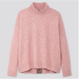 ユニクロ(UNIQLO)のスフレヤーンモックネックセーター（長袖）XLサイズ / ユニクロ(ニット/セーター)