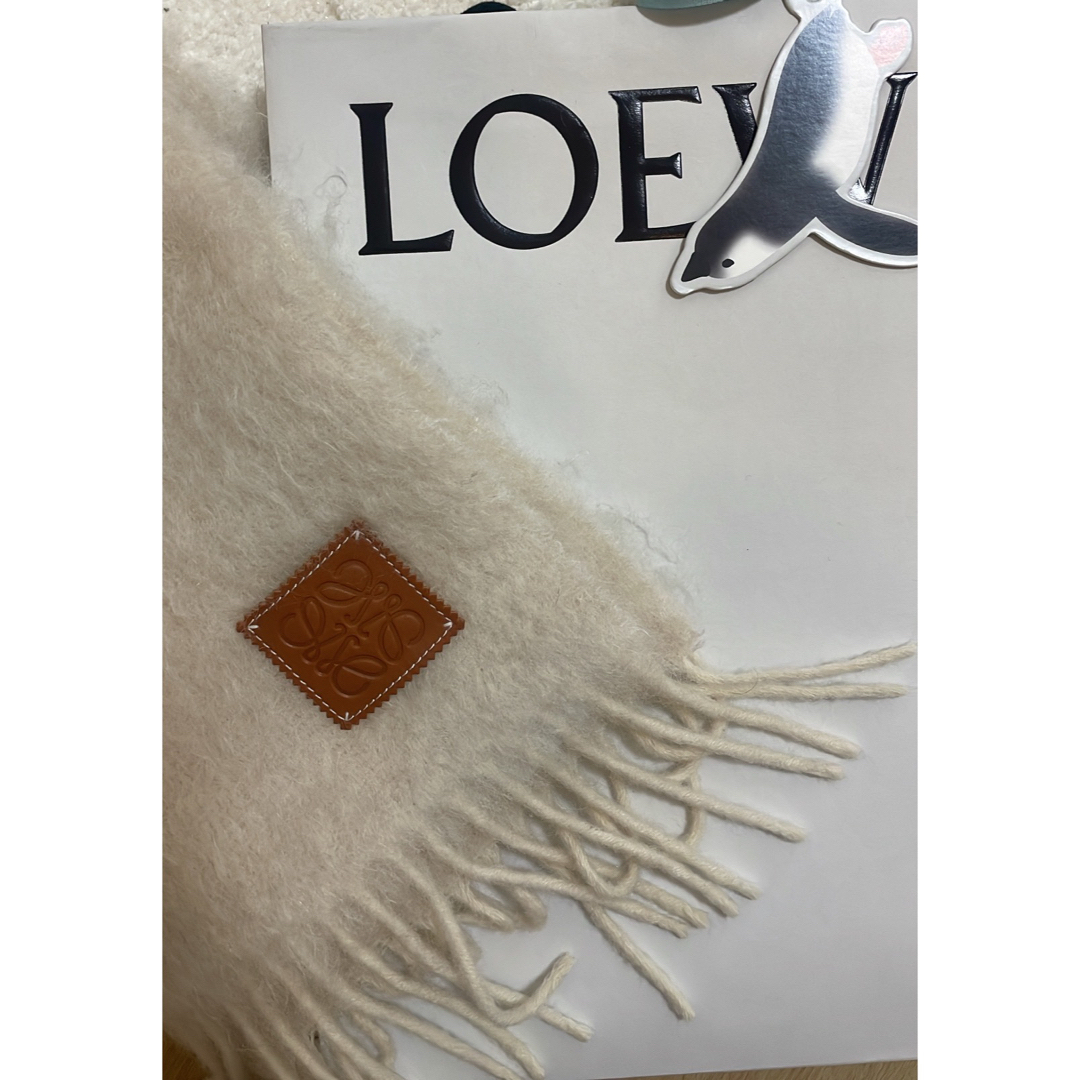 ロエベ【正規品】loewe モヘア&ウール　マフラー