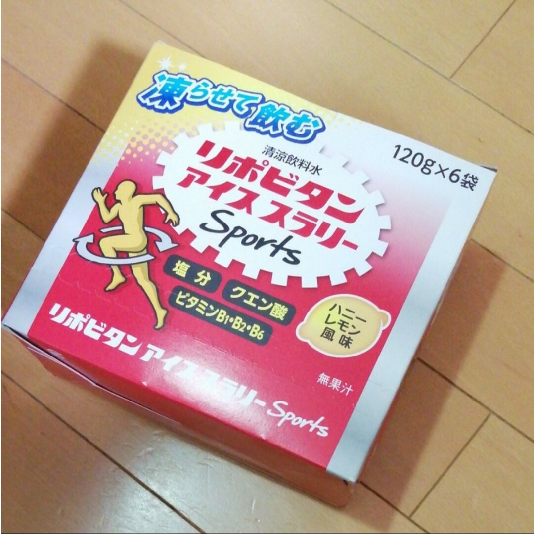 大正製薬(タイショウセイヤク)のリポビタンアイススラリー sports★120g×6袋セット　ハニーレモン風味 食品/飲料/酒の飲料(ソフトドリンク)の商品写真