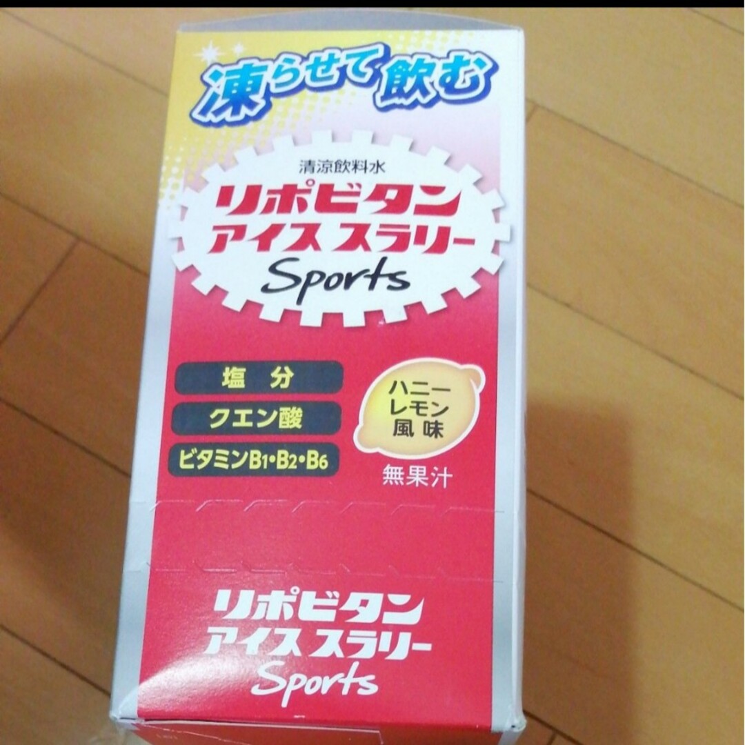 大正製薬(タイショウセイヤク)のリポビタンアイススラリー sports★120g×6袋セット　ハニーレモン風味 食品/飲料/酒の飲料(ソフトドリンク)の商品写真