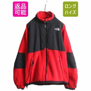 ザノースフェイス(THE NORTH FACE)の90s ノースフェイス デナリ ジャケット メンズ L / 90年代 オールド The North Face DENALI アウトドア フリース ジャンパー 2トーン 赤 黒(ブルゾン)