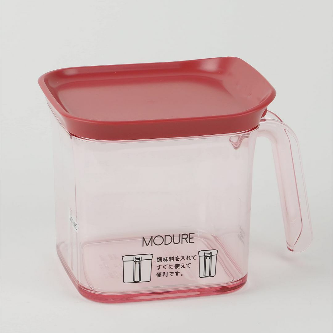【色: ピンク】パール金属 モデュールプラス 調味料 ストッカー 660ml ピ インテリア/住まい/日用品のキッチン/食器(容器)の商品写真