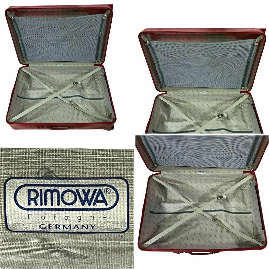RIMOWA(リモワ)の軽量　リモワ　サルサ　104L　2輪　キャリーケース　赤　1週間以上　大容量 メンズのバッグ(トラベルバッグ/スーツケース)の商品写真