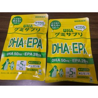 ユーハミカクトウ(UHA味覚糖)のUHA味覚糖  DHA＆EPA　KIDS　グミサプリ　10日分✕2袋(ビタミン)