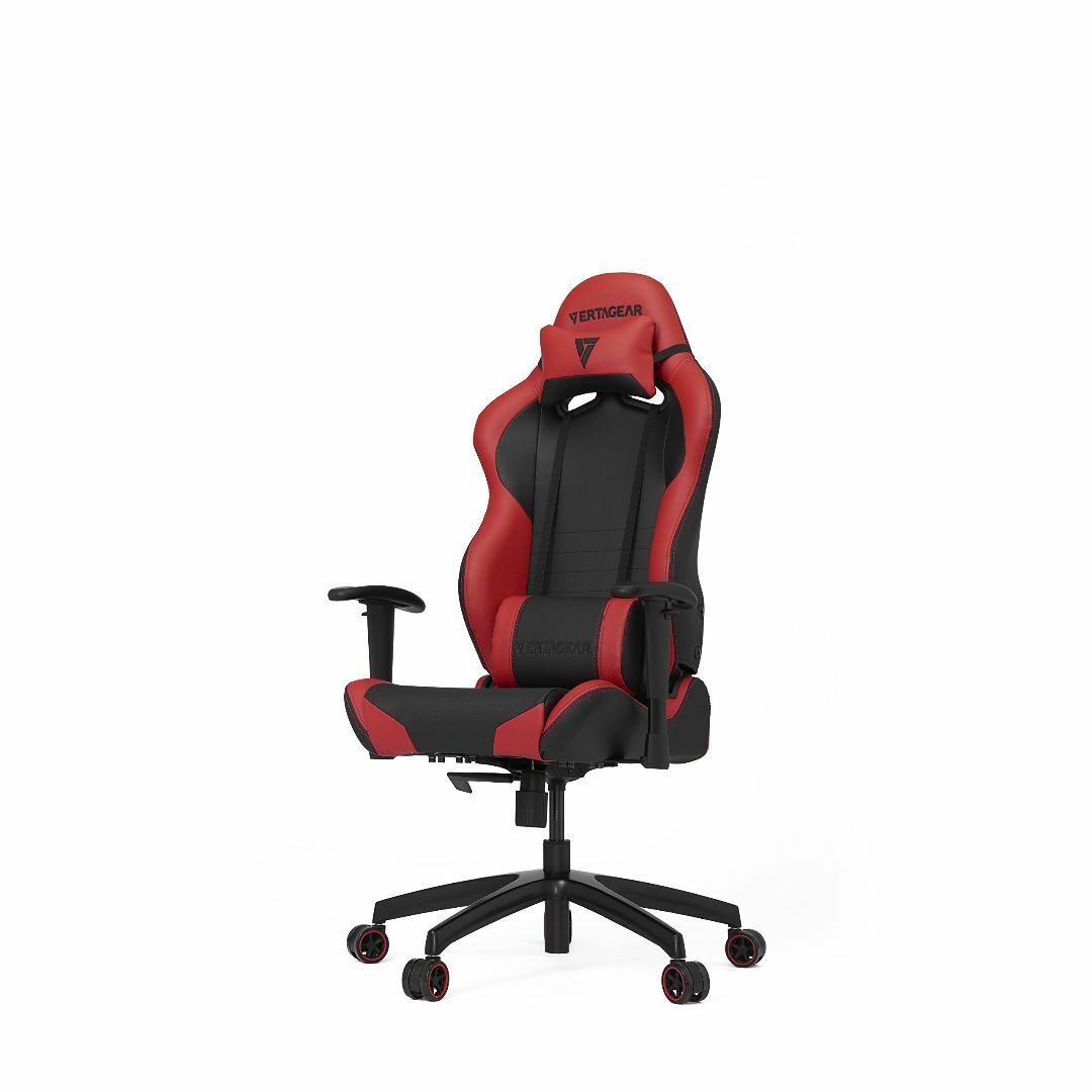 【色: レッド】VertaGear ゲーミングチェア Racing Series インテリア/住まい/日用品のオフィス家具(その他)の商品写真