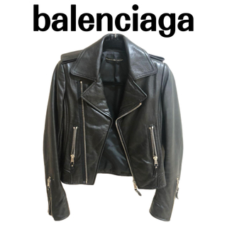 バレンシアガ(Balenciaga)のbalenciaga レザージャケット(ライダースジャケット)