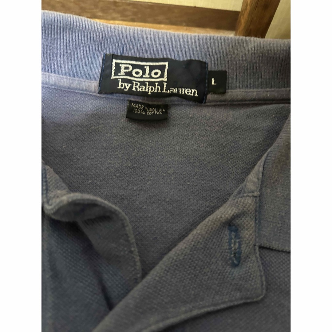 POLO RALPH LAUREN(ポロラルフローレン)のポロラルフローレン　ポロシャツ　ブルー メンズのトップス(ポロシャツ)の商品写真
