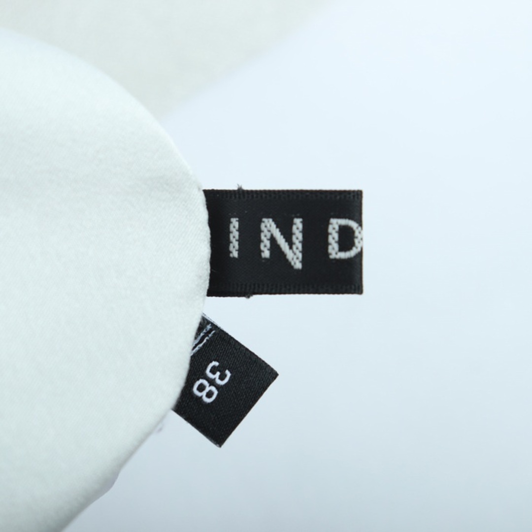 INDIVI(インディヴィ)のインディヴィ ドッキングシャツ ニット 長袖 ドロップショルダー 日本製 トップス レディース 38サイズ グレー INDIVI レディースのトップス(シャツ/ブラウス(長袖/七分))の商品写真