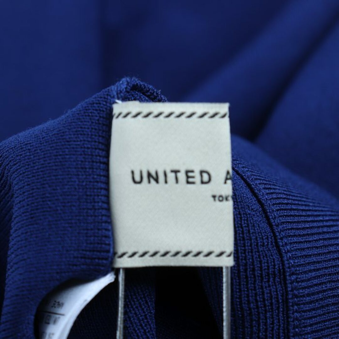 UNITED ARROWS(ユナイテッドアローズ)のユナイテッドアローズ フレアスカート ニット ボトムス レディース 36サイズ ブルー UNITED ARROWS レディースのスカート(その他)の商品写真