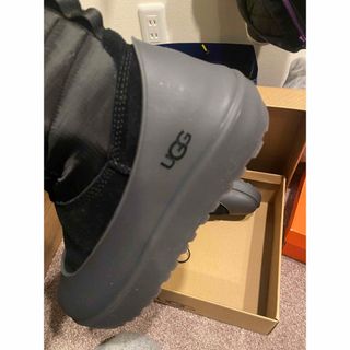 24 ugg ブーツ ニューメルプラットフォーム 厚底 黒 ブラック