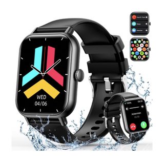 【2024業界新登場】スマートウォッチ Bluetooth5.3 通話機能付き(腕時計(デジタル))