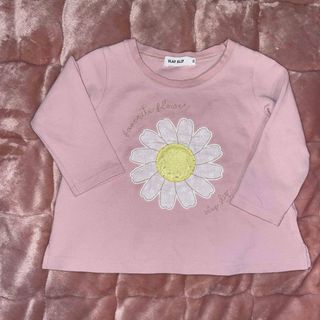 スラップスリップ(SLAP SLIP)のSLAP SLIP 花モチーフ ロンT 90(Tシャツ/カットソー)