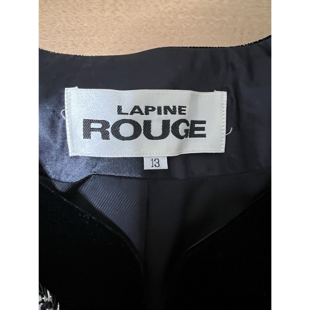 LAPINE(ラピーヌ)のLAPINE ROUGEスーツ上下　13号 レディースのフォーマル/ドレス(スーツ)の商品写真