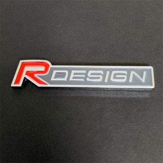 ボルボ(Volvo)のVOLVO ボルボ　 R-DESIGN エンブレム　レッド　１個(車外アクセサリ)