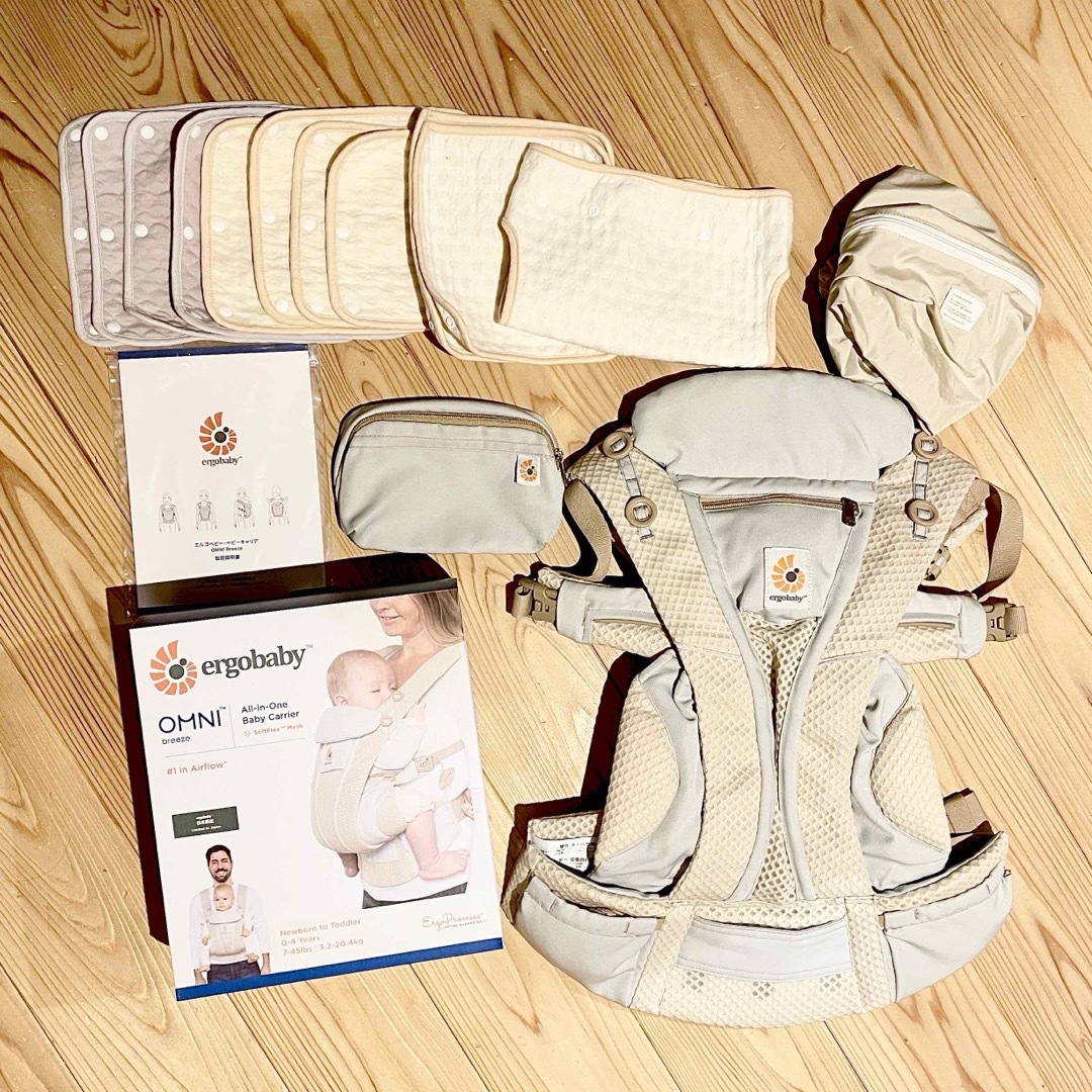 Ergobaby(エルゴベビー)の【がちゃ様専用】Ergobaby OMNI breeze 抱っこ紐 キッズ/ベビー/マタニティの外出/移動用品(抱っこひも/おんぶひも)の商品写真