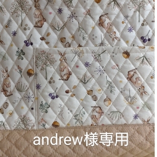 andrew様専用　ミルキーラビットの裏地付きレッスンバッグ他(バッグ/レッスンバッグ)