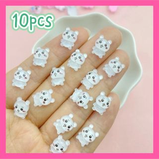 チイカワ(ちいかわ)の★ネイルパーツ★ ちいかわ 10pcs(デコパーツ)