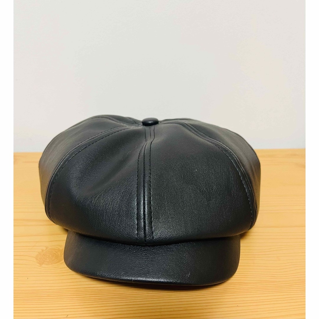 おしゃれ感あふれるキャスケット♪ブラック レディースの帽子(キャスケット)の商品写真