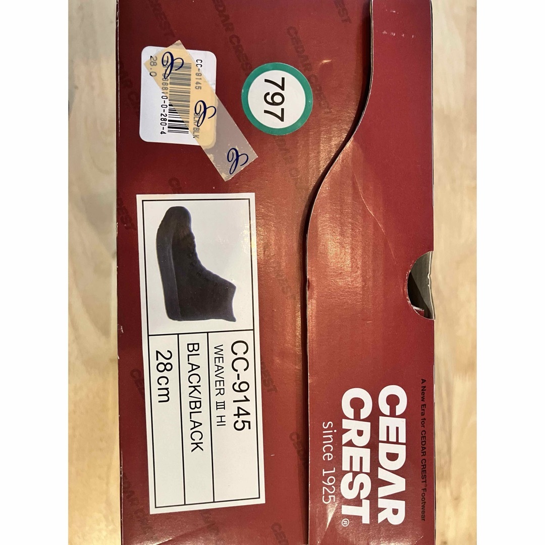 CEDAR CREST(セダークレスト)の【新品】セダークレスト CEDAR CREST ハイカットキャンバススニーカー メンズの靴/シューズ(スニーカー)の商品写真