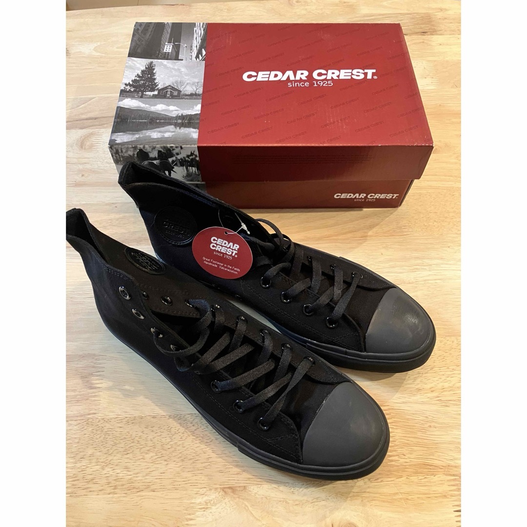 CEDAR CREST(セダークレスト)の【新品】セダークレスト CEDAR CREST ハイカットキャンバススニーカー メンズの靴/シューズ(スニーカー)の商品写真