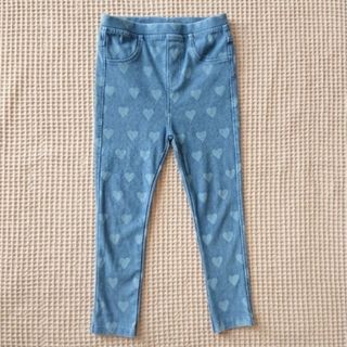 ザラキッズ(ZARA KIDS)のZARAKIDS ☆ ハートプリント ジェギンス (104cm)(パンツ/スパッツ)