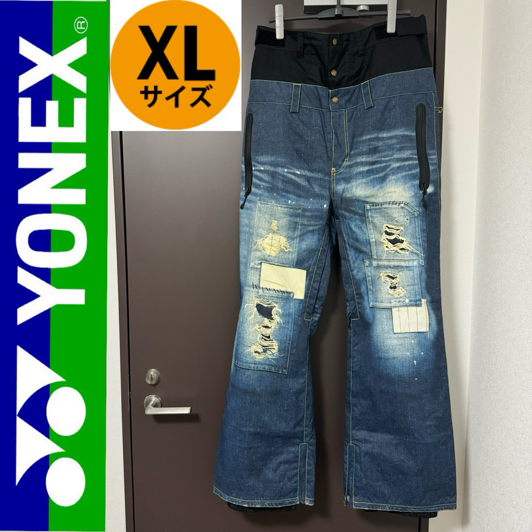 YONEX(ヨネックス)のYONEX ヨネックス デニム ジーンズ ジーパン パンツ ズボン XLサイズ スポーツ/アウトドアのスノーボード(ウエア/装備)の商品写真