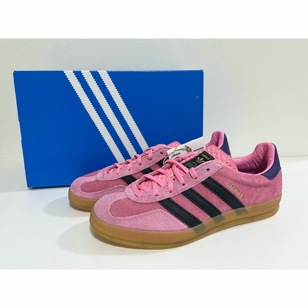 adidas(アディダス)の【新品】24cm adidas GAZELLE INDOOR ブリスピンク レディースの靴/シューズ(スニーカー)の商品写真