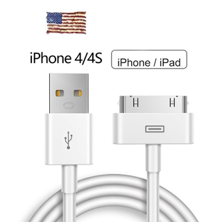 旧型　iPod・iPhone・iPad用dockコネクター充電ケーブル充電器(バッテリー/充電器)