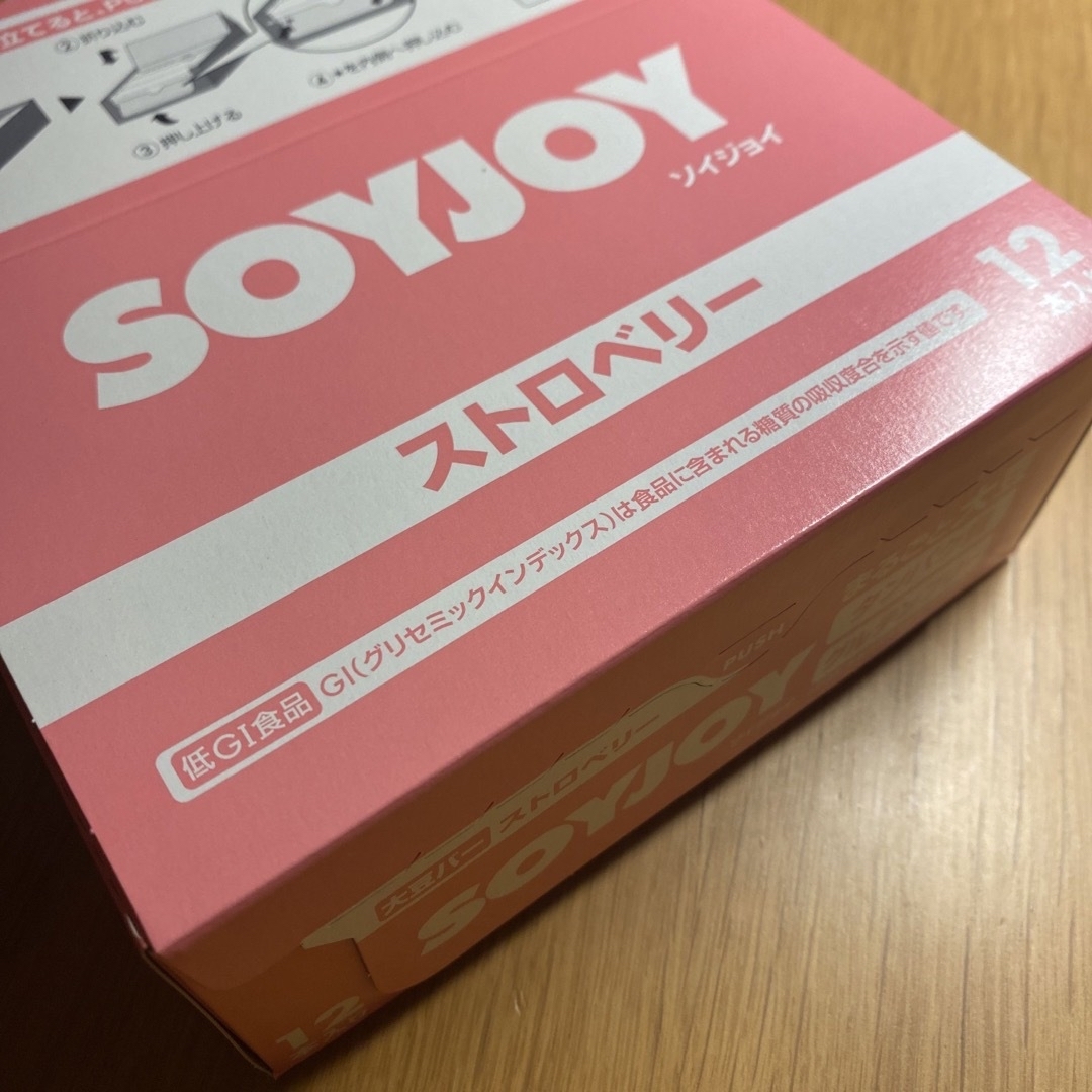 大塚製薬(オオツカセイヤク)のSOYJOY(ソイジョイ)【ストロベリー風味/30g×12本セット】 コスメ/美容のダイエット(ダイエット食品)の商品写真