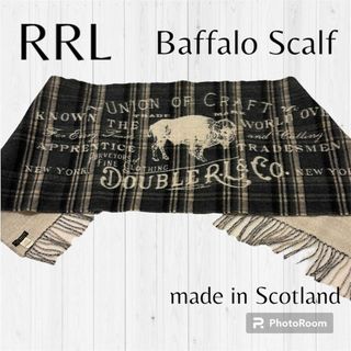 ダブルアールエル(RRL)の【美品】RRL マフラー スコットランド  ダブルアールエル　 バッファロー(マフラー)