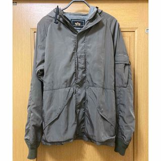 アルファインダストリーズ(ALPHA INDUSTRIES)のALPHA INDUSTRIES  フライトジャケット　グレー　Mサイズ(フライトジャケット)