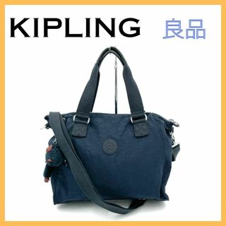 キプリング(kipling)のキプリング ナイロン ショルダーバッグ レディース ネイビー ハンドバッグ(ショルダーバッグ)