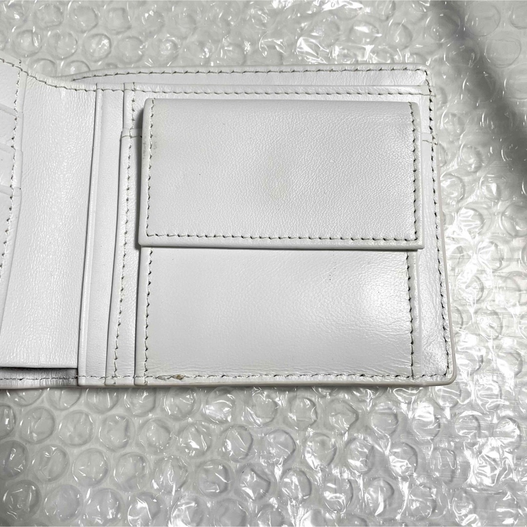 【DIESEL】Dロゴ ホワイト 二つ折り財布