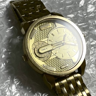 ディーゼル(DIESEL)の【DIESEL】 腕時計 ゴールド GOLD クォーツ時計 DZ-7306(腕時計(アナログ))