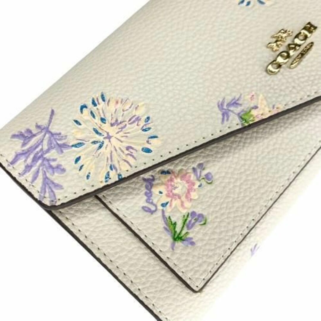 COACH コーチ　花柄 フラワー 長財布 69842