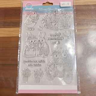 BENECREAT 1枚 クリアスタンプ シリコンスタンプ バレンタイン(はんこ)