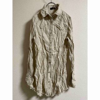 ゴア(goa)の未使用goa ゴア  long shirt ミニタリー シャツ 00's y2k(カットソー(長袖/七分))