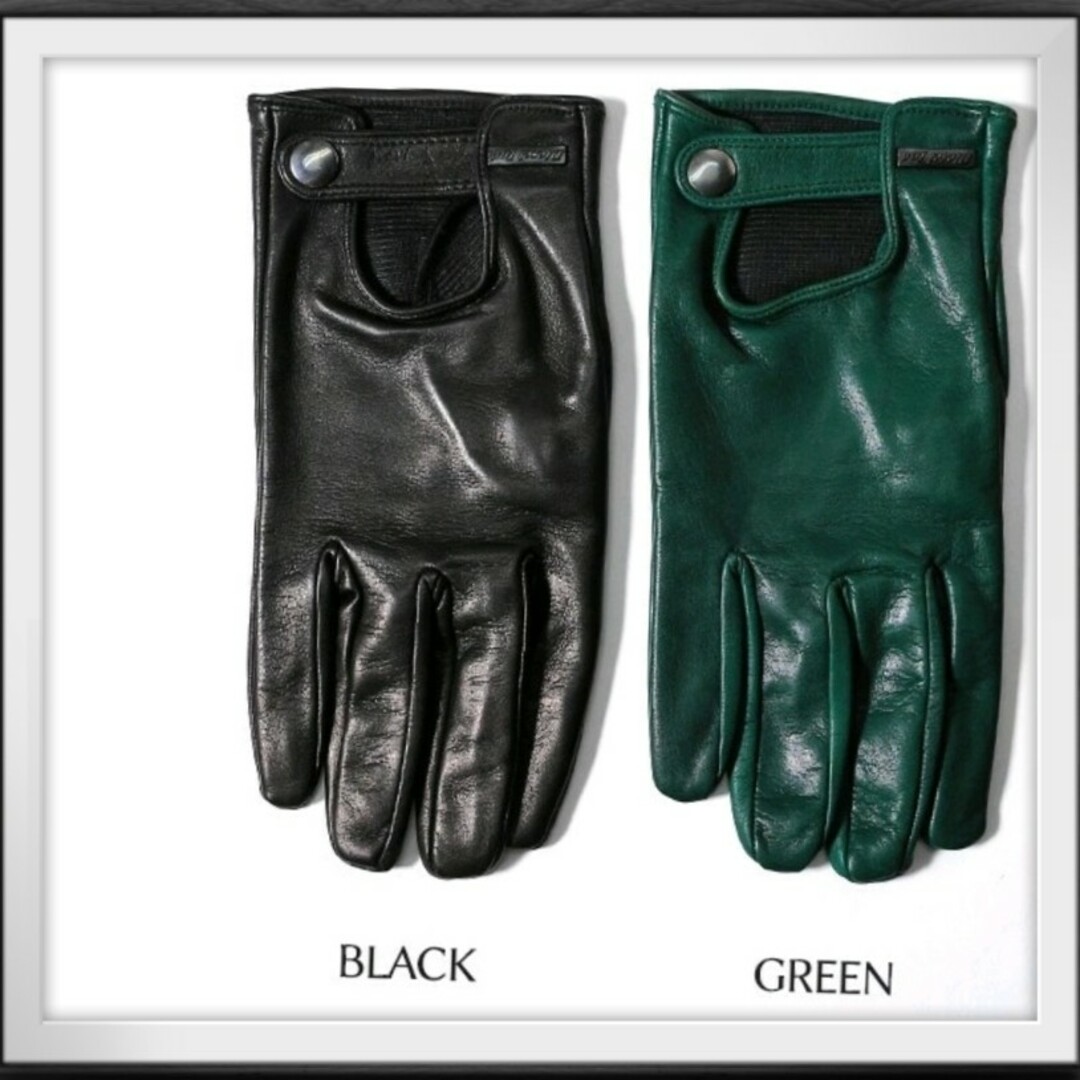 DIESEL(ディーゼル)の新品　ディーゼル DIESEL ラムレザーグローブ 革手袋 メンズ  羊革 本革 メンズのファッション小物(手袋)の商品写真