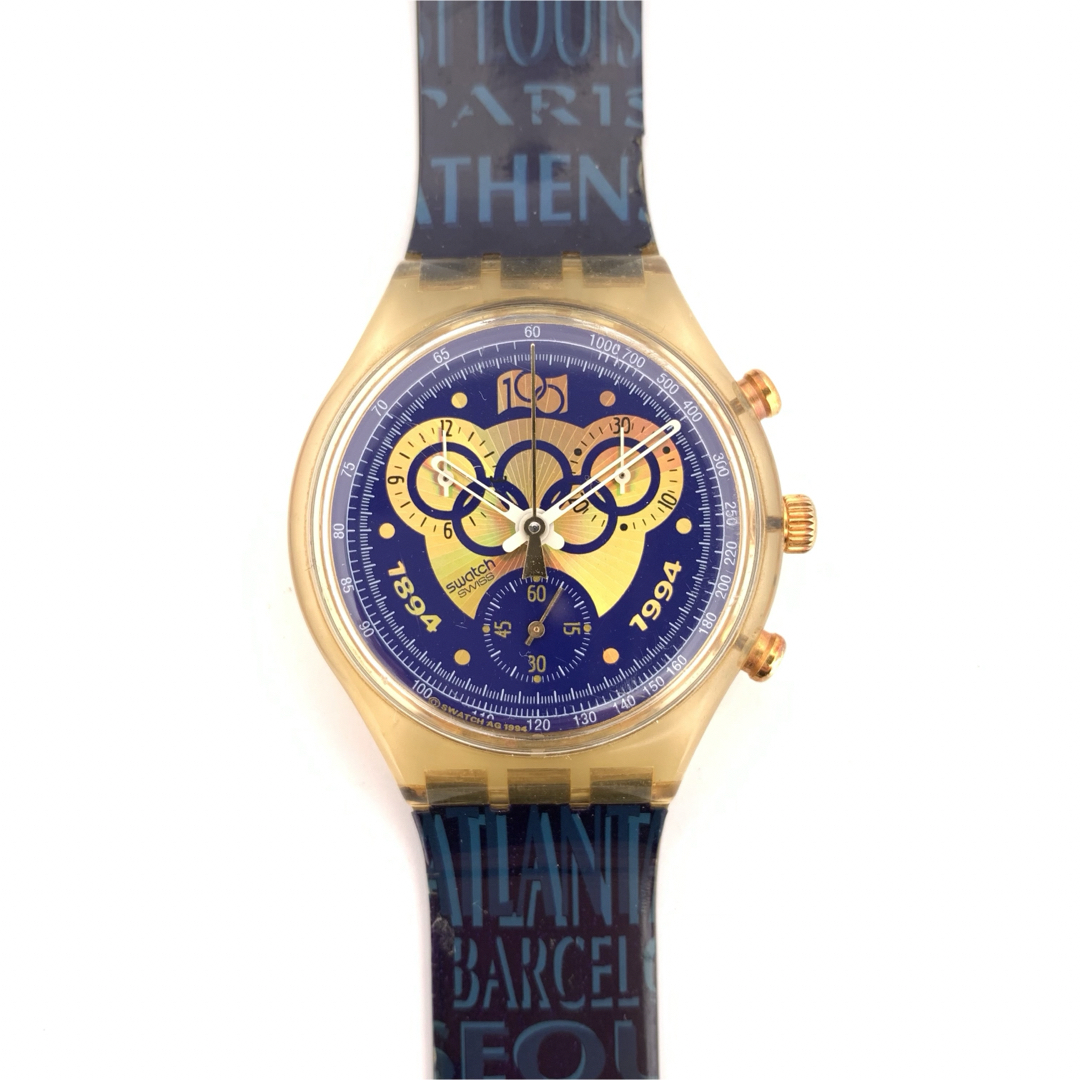 swatch(スウォッチ)のswatch スウォッチ クロノグラフ オリンピック100周年記念 1994年 メンズの時計(腕時計(アナログ))の商品写真